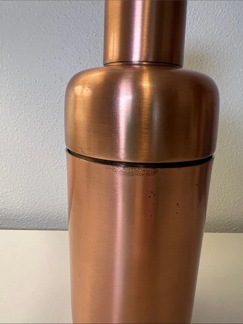 Crate & Barrel Copper Cocktail Shaker